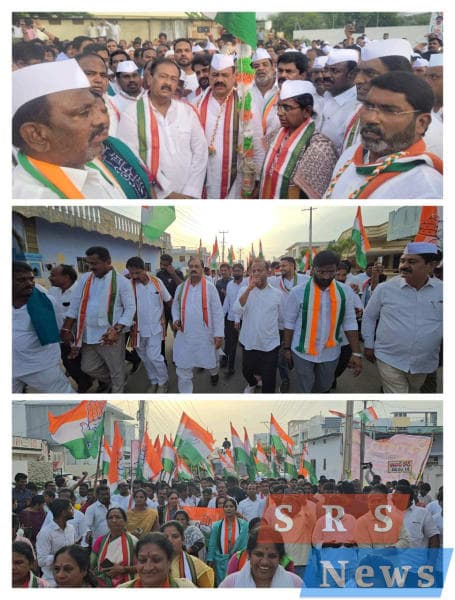 తెలంగాణ కాంగ్రెస్ జనహిత పాదయాత్ర లో పాల్గొన్న ప్రభుత్వ సలహాదారు మహమ్మద్ అలీ షబ్బీర్...