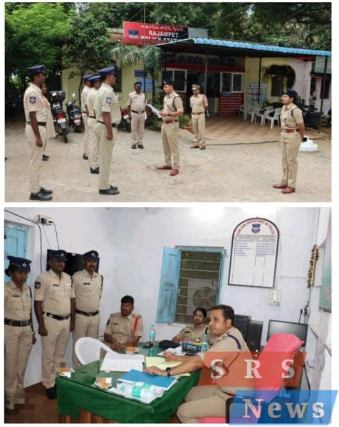 
రాజంపేట్ పోలీస్ స్టేషన్‌ను అకస్మికంగా తనిఖీ చేసిన జిల్లా ఎస్పీ రాజేష్ చంద్ర...