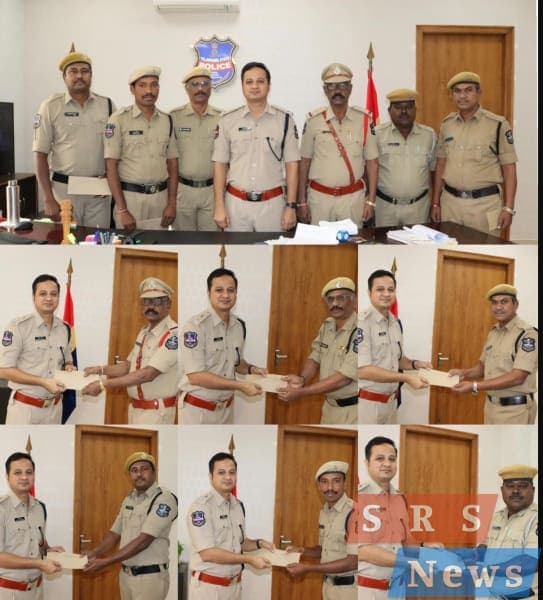 గంజాయి రవాణాను భగ్నం చేసిన పోలీసు సిబ్బందిని అభినందించిన జిల్లా ఎస్పీ....
