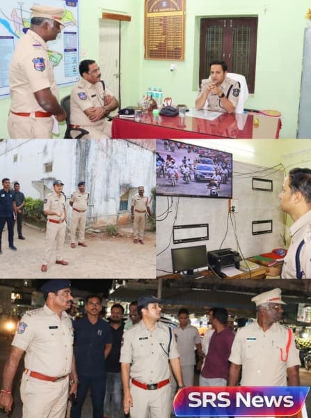 పోలీస్ స్టేషన్‌ను ఆకస్మికంగా తనిఖీ చేసిన జిల్లా ఎస్పీ..