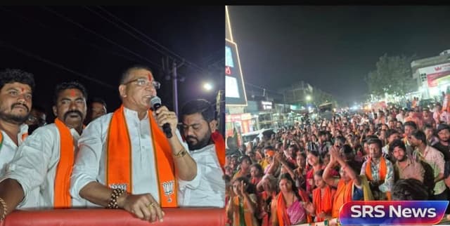 మున్సిపల్ కేంద్రంలో బిజెపి ఎమ్మెల్యే పైడి రాకేష్ రెడ్డి కార్నర్ మీటింగ్...